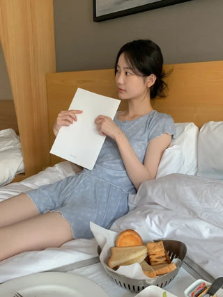 [Homewear] Frill Pajama Set
