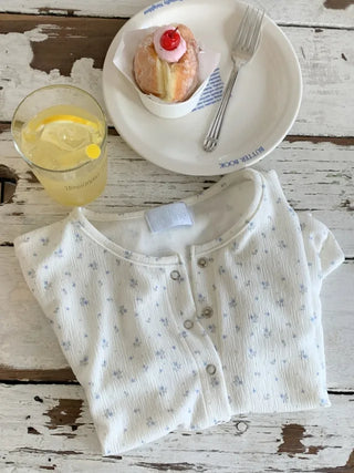 Flower Summer Short-Sleeve Cardigan