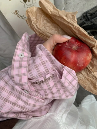 Oversized Vintage Check Shirt