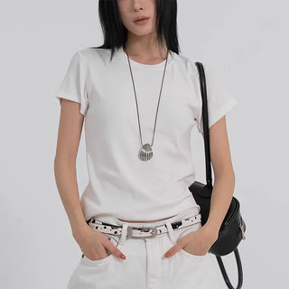 Nia Peach Modal All-Day Half T-Shirt