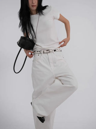 Nia Peach Modal All-Day Half T-Shirt