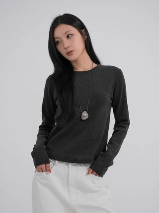 Mia Standard Round Long Sleeve T-shirt