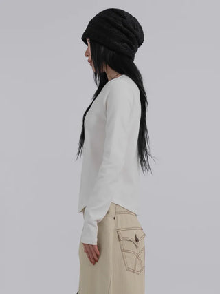 Mia Standard Round Long Sleeve T-shirt