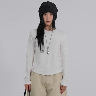 Mia Standard Round Long Sleeve T-shirt