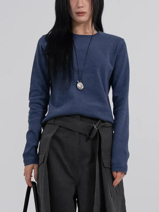 Mia Standard Round Long Sleeve T-shirt