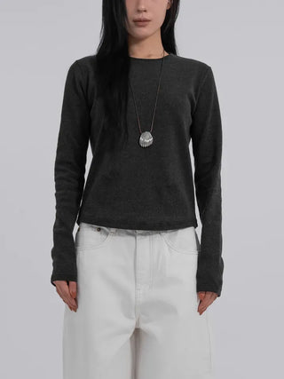 Mia Standard Round Long Sleeve T-shirt