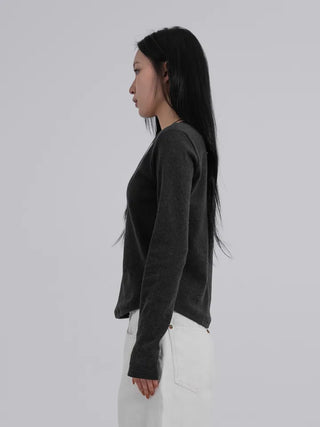 Mia Standard Round Long Sleeve T-shirt