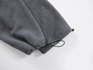 Doa Big Pocket Contrast Fleece Zip-Up