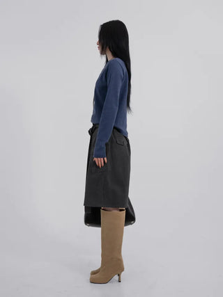 Rio Belted Wide Half Pants