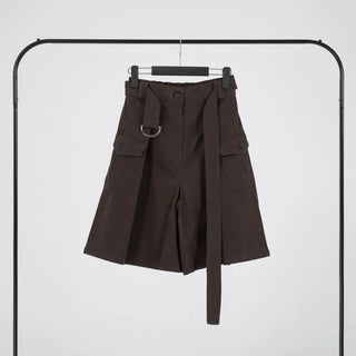 Rio Belted Wide Half Pants