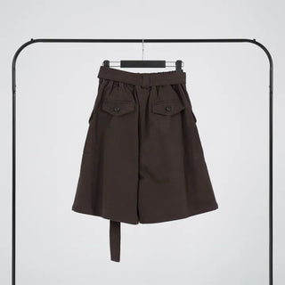 Rio Belted Wide Half Pants