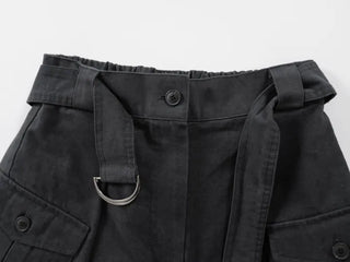Rio Belted Wide Half Pants