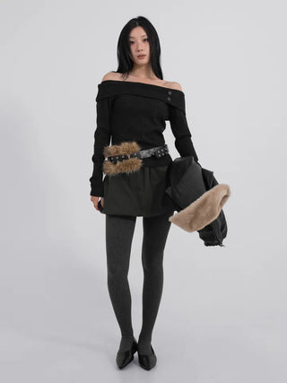 Air Winter Puffer Balloon Skirt