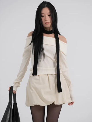 Air Winter Puffer Balloon Skirt