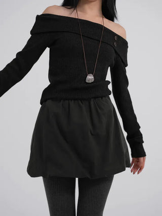 Air Winter Puffer Balloon Skirt
