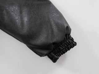 Flo Fox Fur Leather Padded Jacket