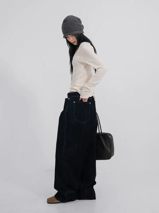 Mare Vintage Cracked Washed Velvet Pants
