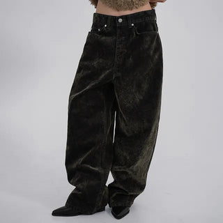 Mare Vintage Cracked Washed Velvet Pants
