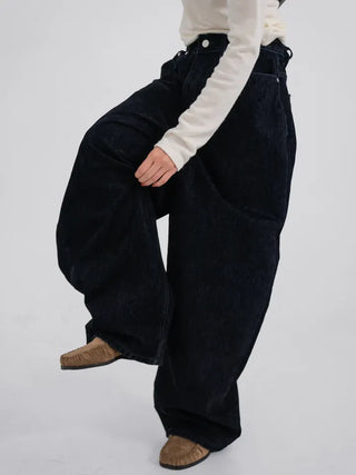 Mare Vintage Cracked Washed Velvet Pants