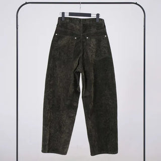 Mare Vintage Cracked Washed Velvet Pants