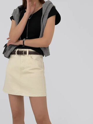 Jayna V-Neck Shirred Short Sleeve Tee