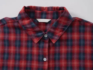 Mua Hippie Plaid Boxy Shirt