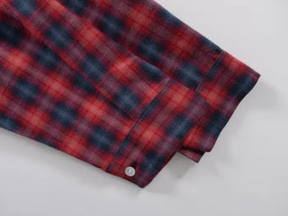Mua Hippie Plaid Boxy Shirt