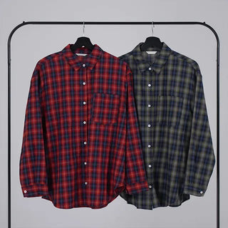 Mua Hippie Plaid Boxy Shirt