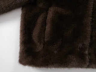 Lea Soft Diamond Fur Zip-up