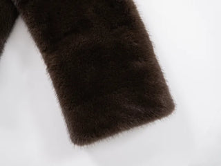 Lea Soft Diamond Fur Zip-up