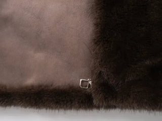 Lea Soft Diamond Fur Zip-up
