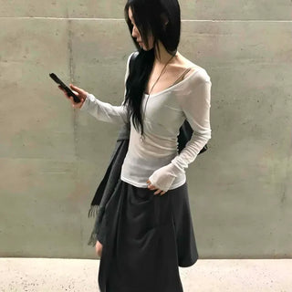way See-through Mute T-shirt