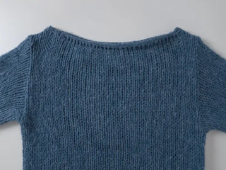 Lor Soft Loose Fit Knit Off-Sweat Sweater