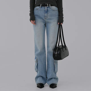 Nila Under Cargo Pocket Denim Pants
