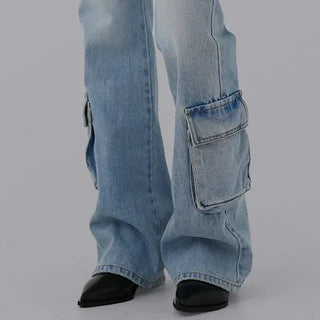 Nila Under Cargo Pocket Denim Pants