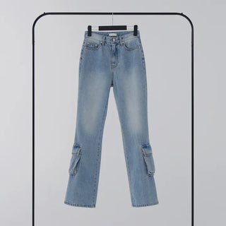 Nila Under Cargo Pocket Denim Pants