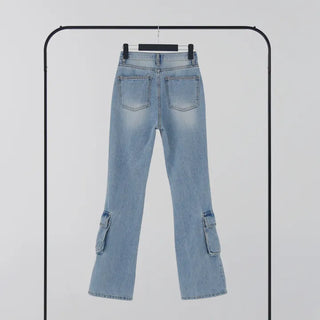 Nila Under Cargo Pocket Denim Pants