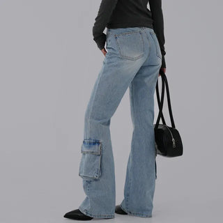 Nila Under Cargo Pocket Denim Pants