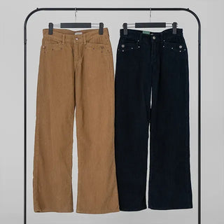 Dia Western Corduroy Low Wide Pants