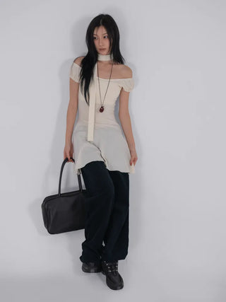 Dia Western Corduroy Low Wide Pants