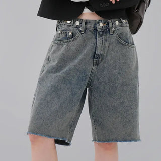 Neko Cut Bermuda Denim Half Pants