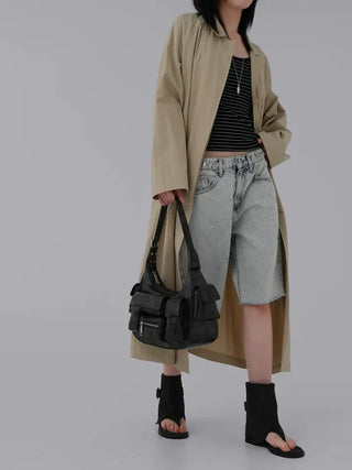 Neko Cut Bermuda Denim Half Pants