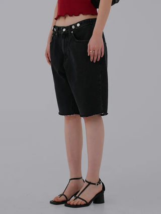 Neko Cut Bermuda Denim Half Pants