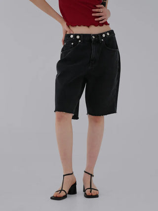 Neko Cut Bermuda Denim Half Pants