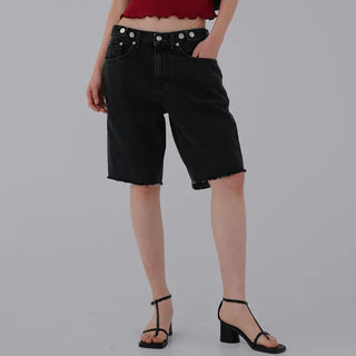Neko Cut Bermuda Denim Half Pants
