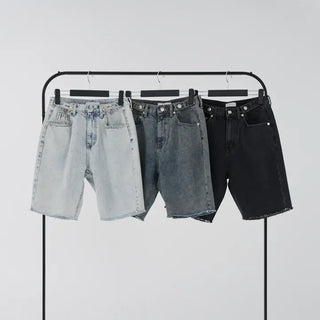 Neko Cut Bermuda Denim Half Pants