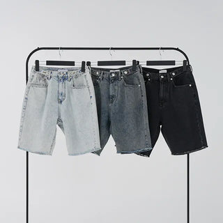 Neko Cut Bermuda Denim Half Pants
