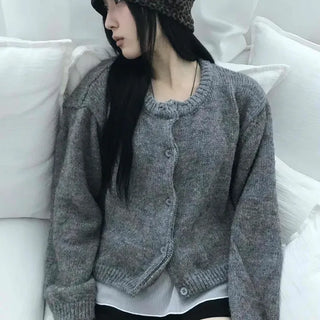 Sugar Knit Cozy Crop Cardigan
