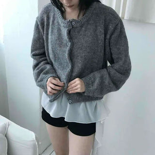 Sugar Knit Cozy Crop Cardigan