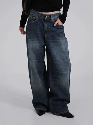Raven Yellow Point Wide Vintage Jeans